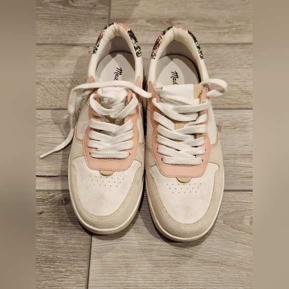 Madewell Shoes - Madewell court sneakers in color block suede and snakeskin embossed leat…
